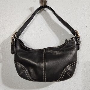 COACH HOBO Black Leather Shoulder Bag EXCELLENT NEAR PERFECT